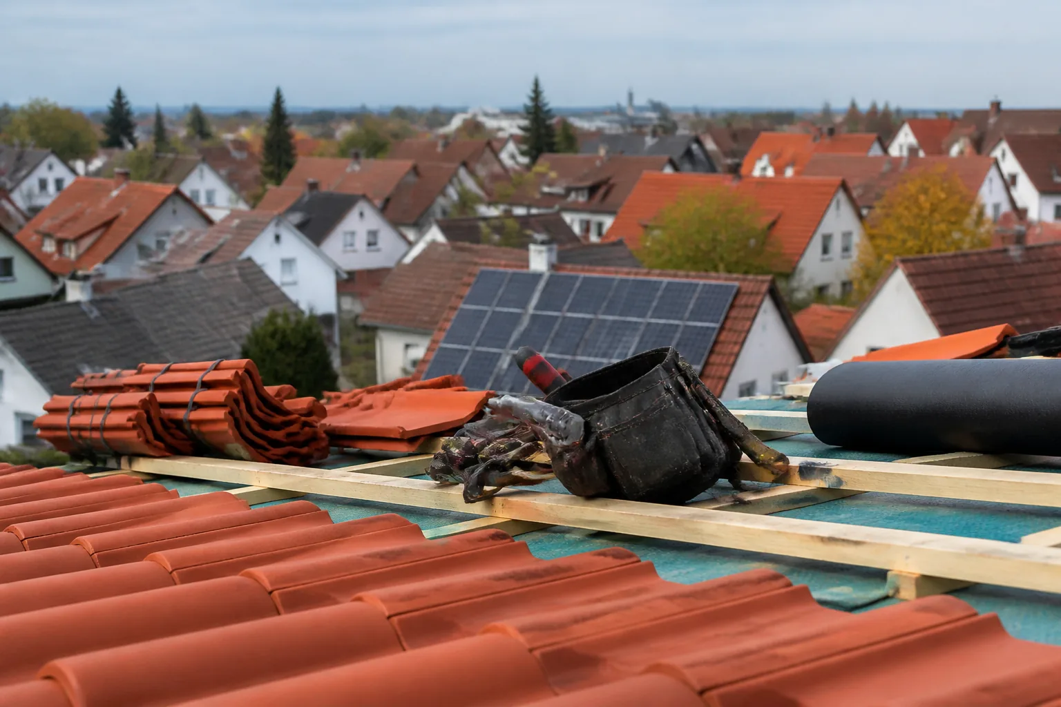 Dach-Neueindeckungen, Dach-Entwässerung, Dachfenster-Montage